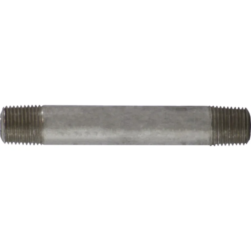 1/4 Inch MPT Seamless Pipe Nipple Stainless Steel 51021