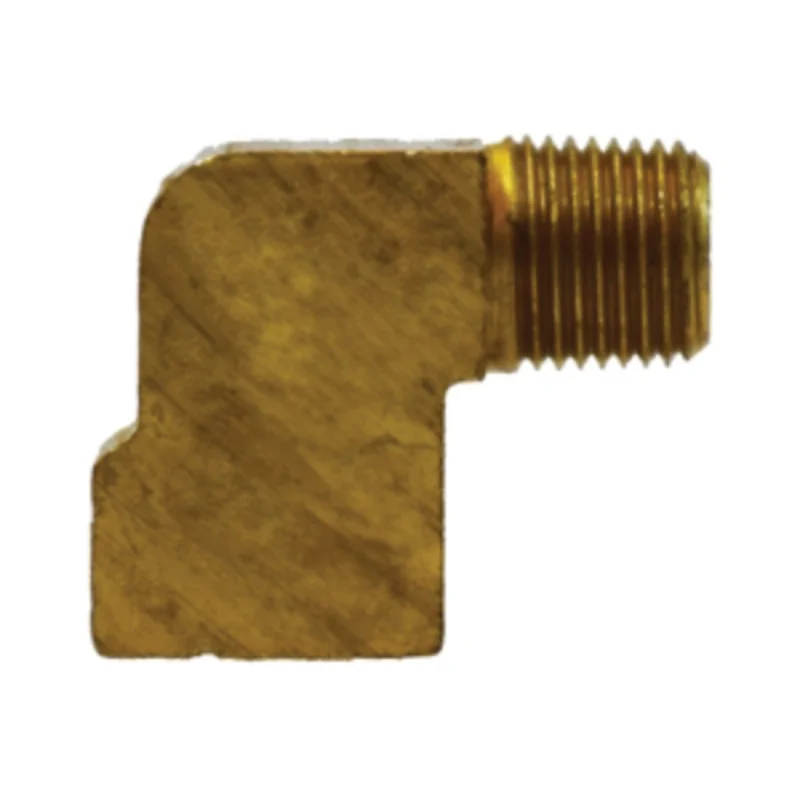 1/4 Inch Threaded 1/8 Inch MIP Male Iron Pipe Elbow Brass 16130