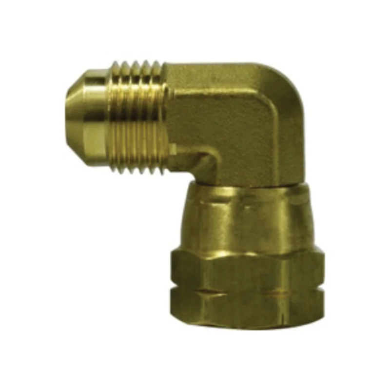 1/4" Male Flared x 1/4" Female Flared Swivel Elbow 10493