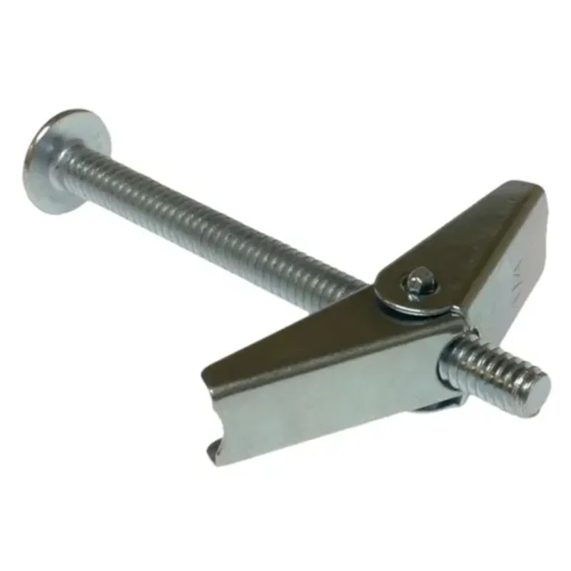 1/4 x 3 Inch Mushroom Head Toggle Bolt Set for Secure Hollow Wall Mounting J1553 (Pack of 50)