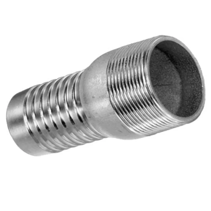 1.5 Inch Steel Hose Nipple with NPT Thread for Suction and Lay Flat Hoses