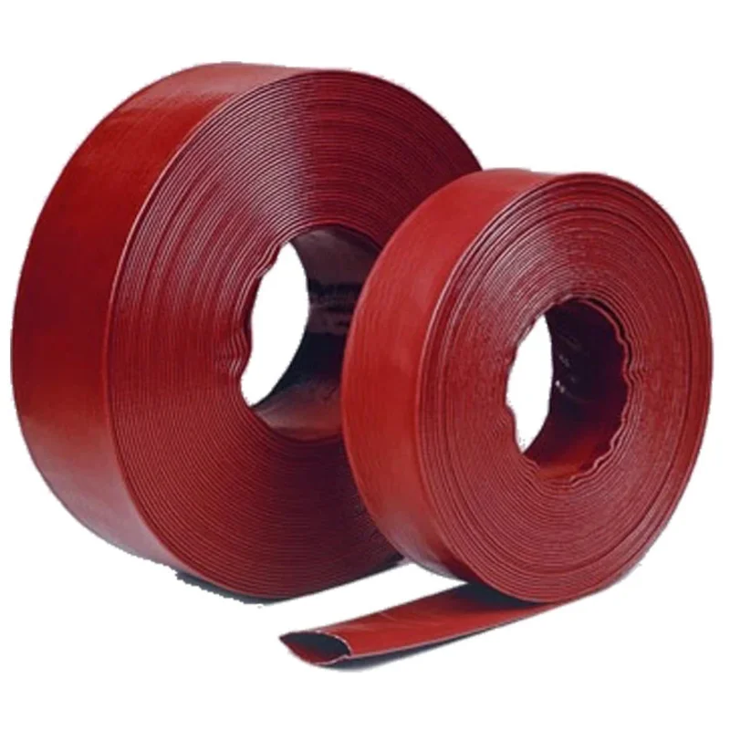 1.5" x 100FT Red 10 Bar High Pressure Lay Flat Discharge Hose