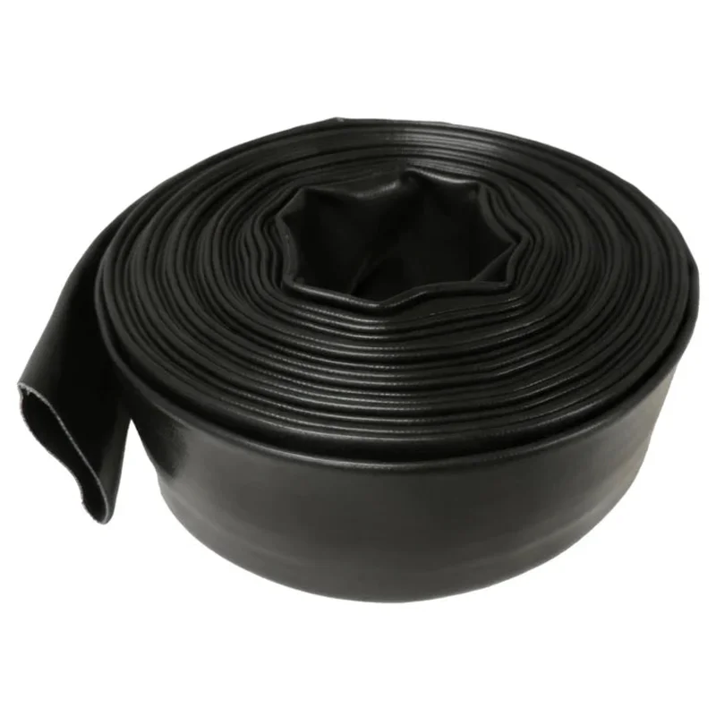 1.5" x 300FT Black 6 Bar Heavy Duty Lay Flat Discharge Hose