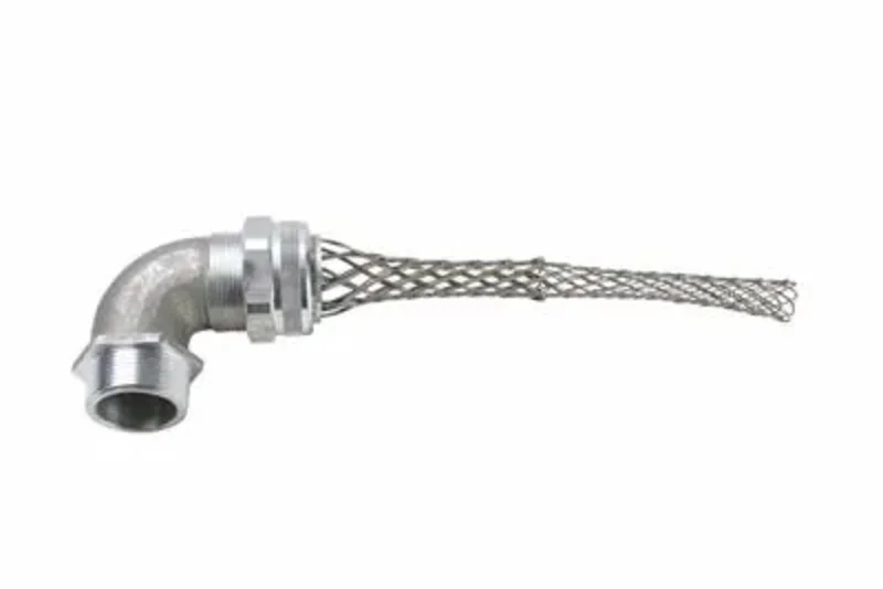 1.687 Inch Minimum Cable Range Deluxe Strain Relief Cord Grip With Stainless Steel Mesh CG142890