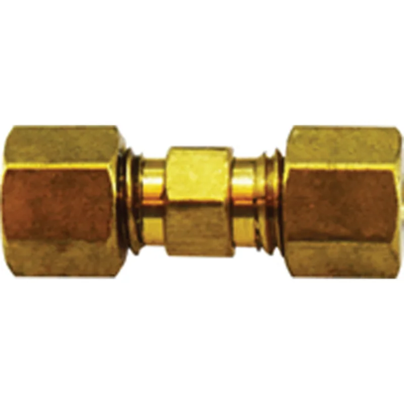1/8 Inch 1/8 Inch Split Sleeve Union High Performance Fitting Brass 25062