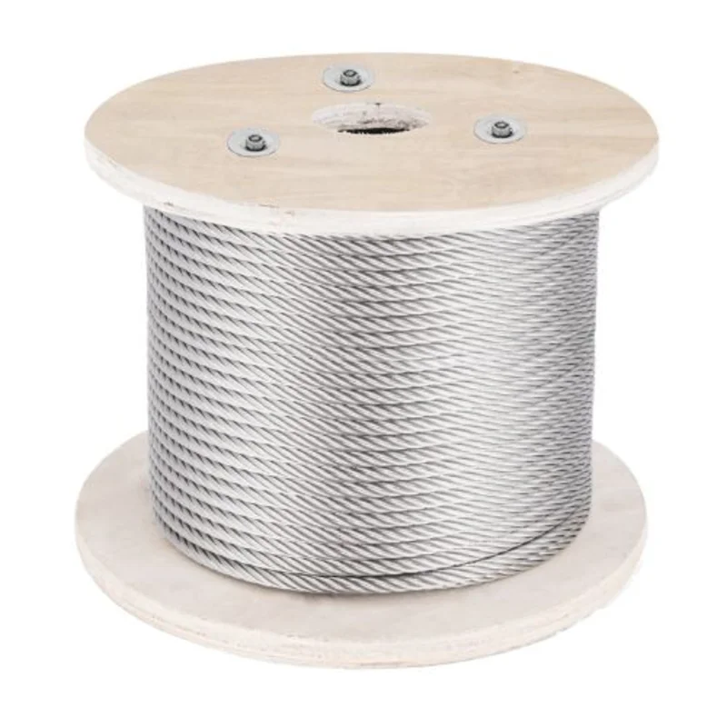 1/8 Inch 1x19 Strand 316 Stainless Steel Braided Aircraft Cable 500FT