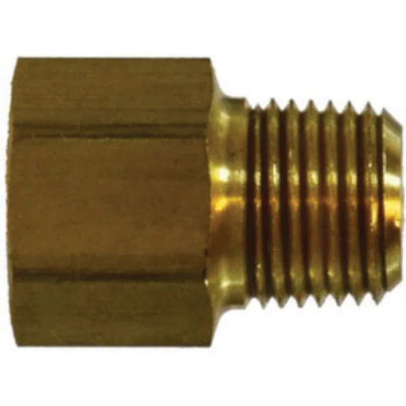 1/8 Inch FIP 1/8 Inch MIP Brass Restriction Pipe Adapter 12310