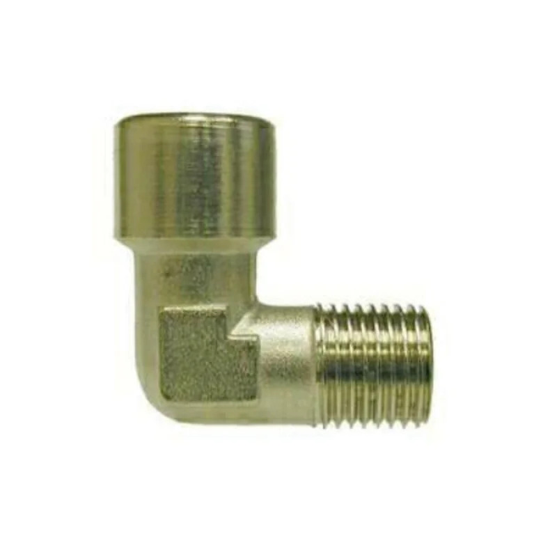 1/8 Inch Male BSP 1/8 Inch Female BSP Elbow Nickel-Plated Brass 28911
