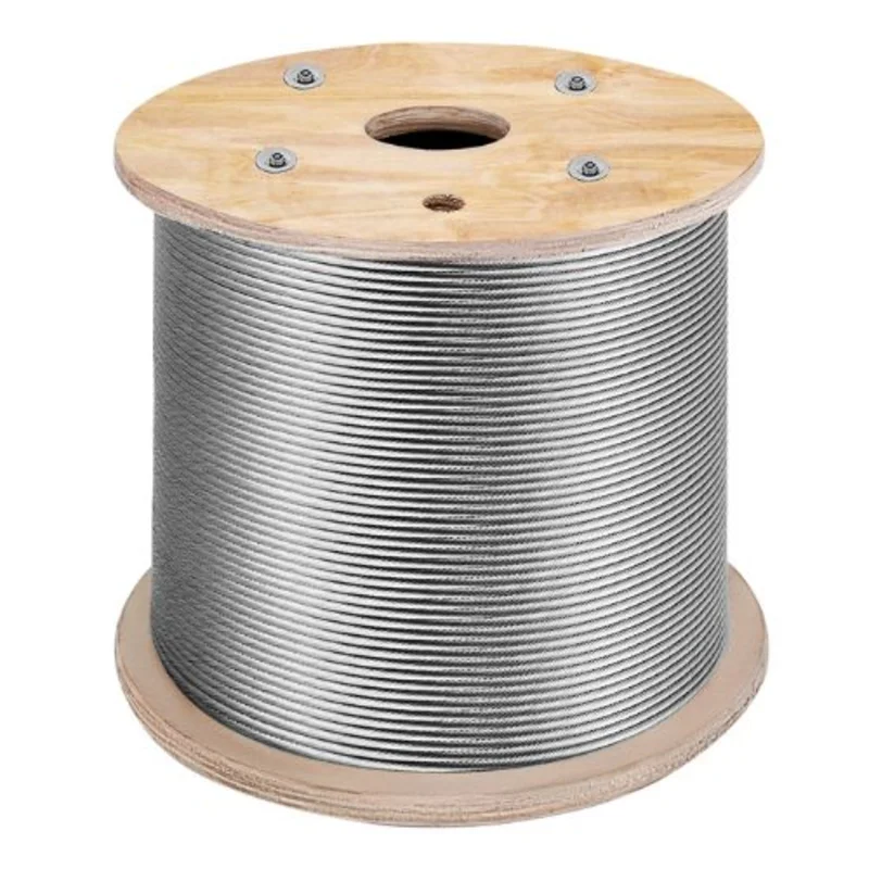 1/8" T316 Stainless Steel for Rail Wire Rope Aircraft Cable 1000FT