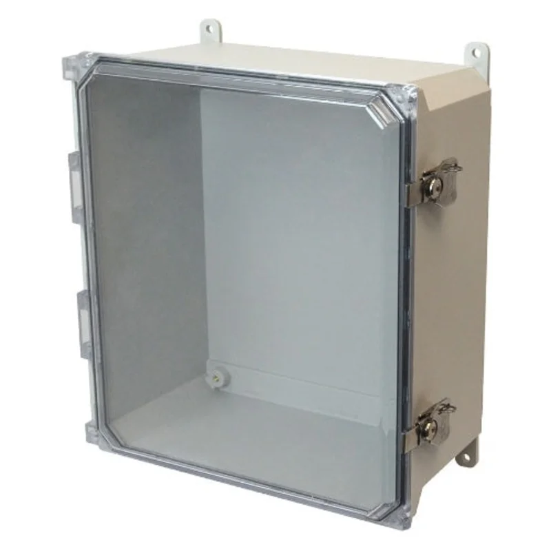 1 Door Lockable Twist Latch Hinged Cover Enclosure AMU1206CCT