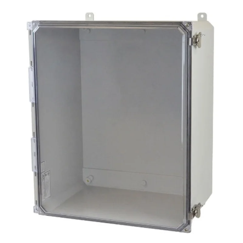 1 Door Lockable Twist Latch Hinged Cover Fiberglass Enclosure AMU2060CCT