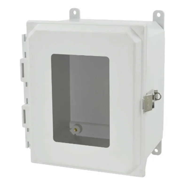 1 Door Metal Snap Latch Fiberglass Enclosure AMU1086LW
