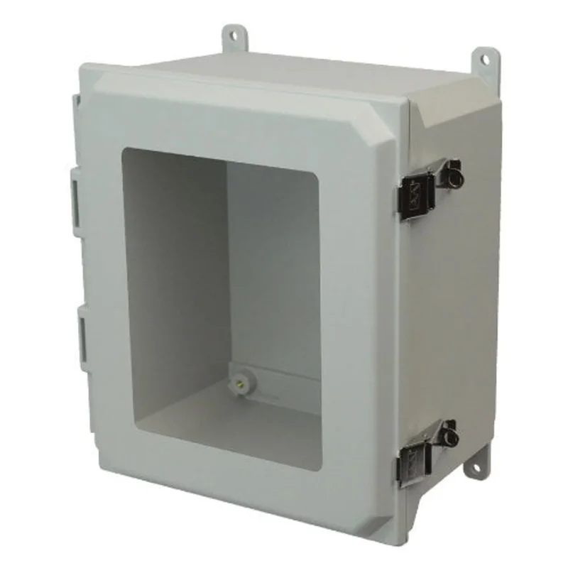 1 Door Padlocking ULTRALINE AMU Series JIC Size Fiberglass Enclosure AMU1206LW