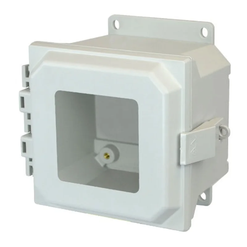 1 Door Padlocking Window Non-Metallic Fiberglass Enclosure AMU664NLWF