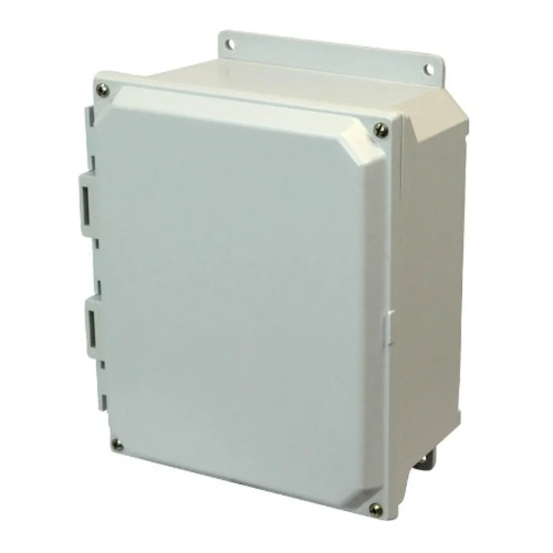 1 Door Screw Wall Mount Solid Fiberglass Non Metallic Enclosure AMU864F