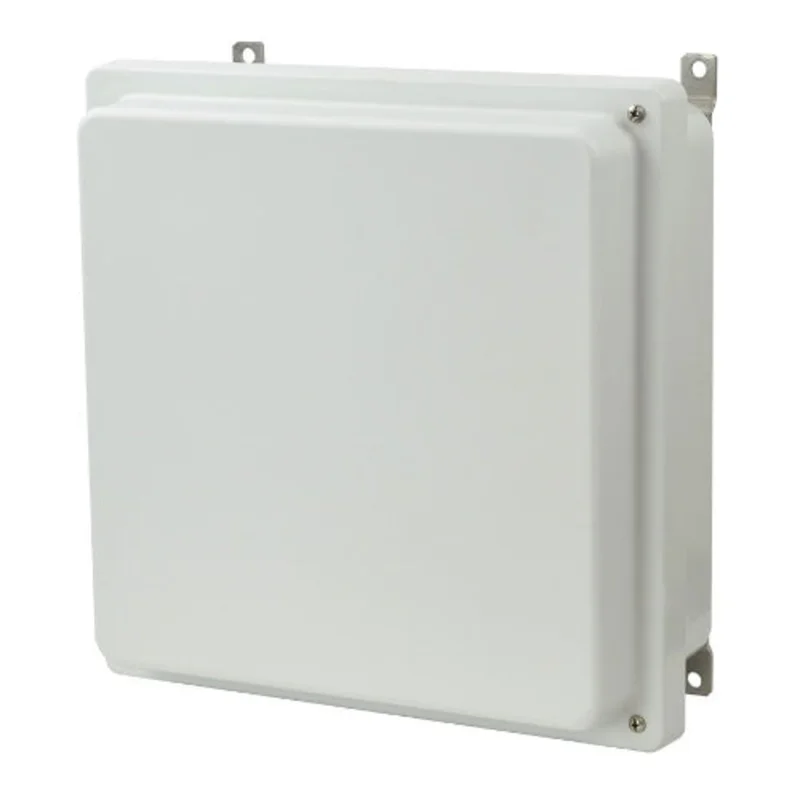 1 Door Solid Wall Mount AM-R Series JIC Size Fiberglass Enclosure AM1224RH