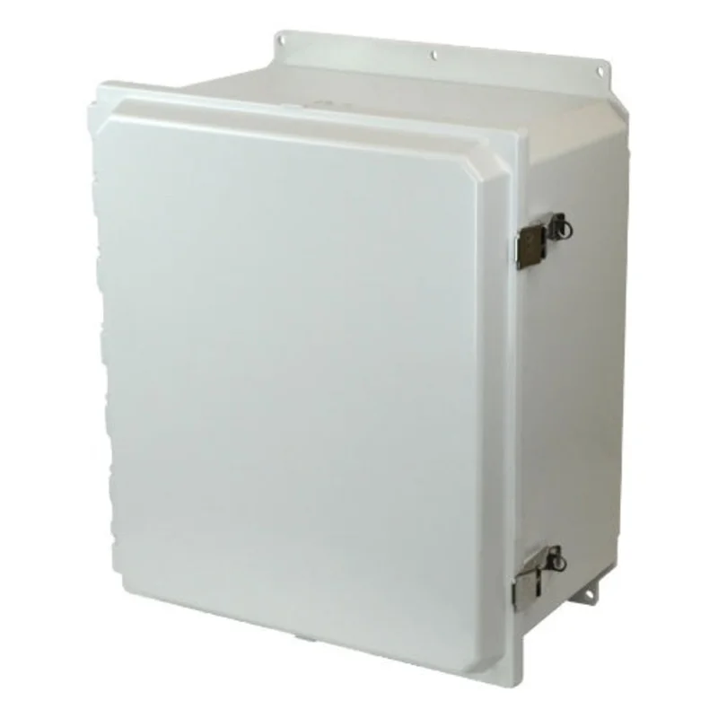1 Door Solid Wall Mount Fiberglass Enclosure AMP1648LF