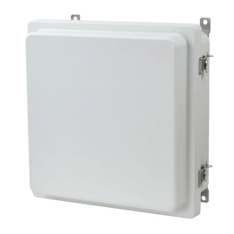 1 Door Stainless Steel Lockable Twist Latch AM-R Series JIC Size Fiberglass Enclosure AM1224RT
