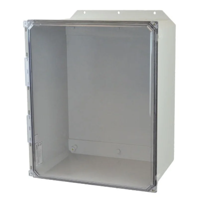 1 Door ULTRALINE AMU Series JIC Size Fiberglass Enclosure with Clear Covers AMU2060CCHF