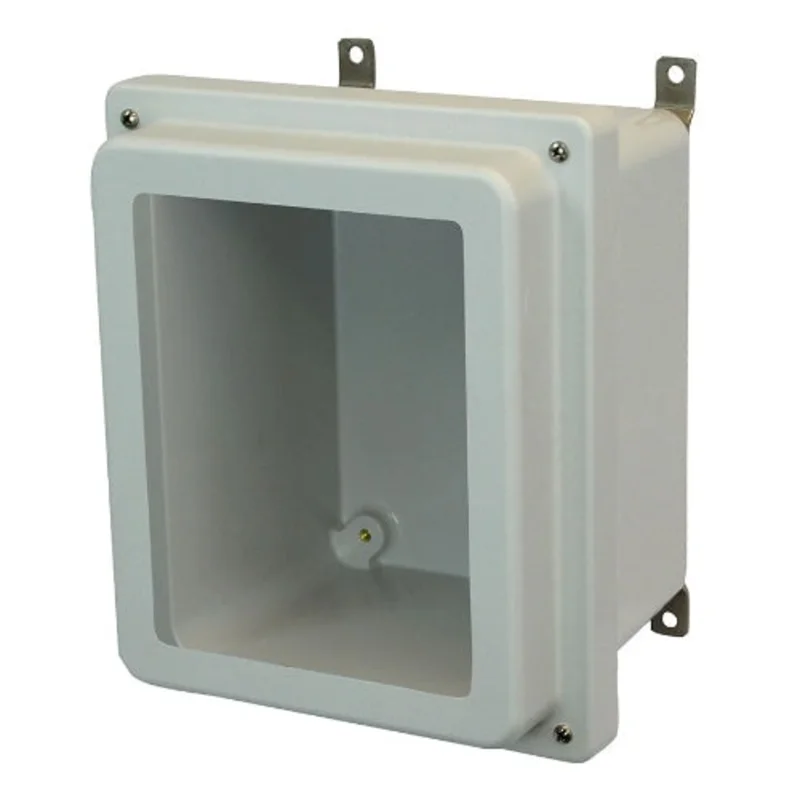 1 Door Window Wall Mount Fiberglass Enclosure with Windows AM1086RW