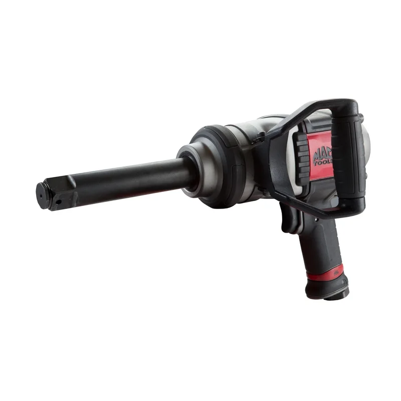 1" Drive Pistol-Grip Handle Air Impact Wrench w/6" Extended Anvil