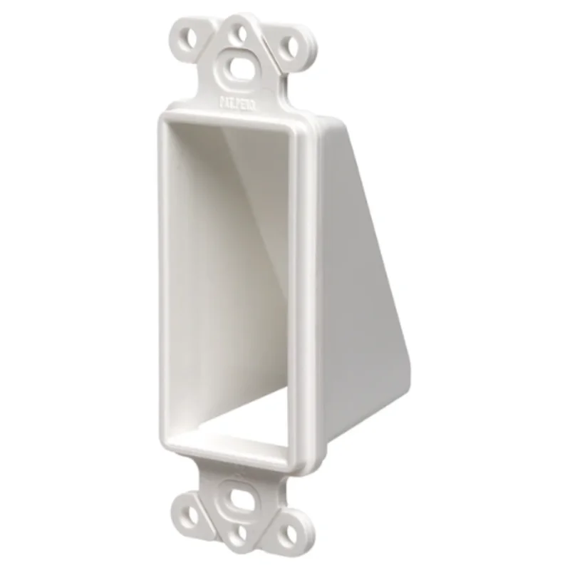 1 Gang Cable Entrance Hood For Use With Decorator Style Wallplate Surface Mount CED1