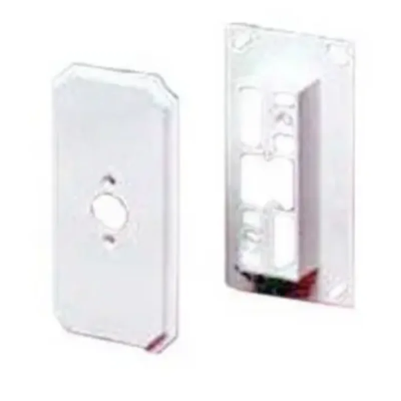 1 Gang Doorbell Electrical Box with Cover Mounting Block Plastic White Device DB1