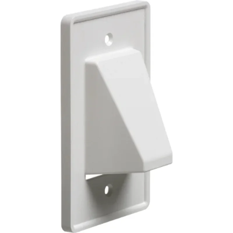 1 Gang Electrical Box Extender Low Voltage Reversible Cable Entrance Plate CE1