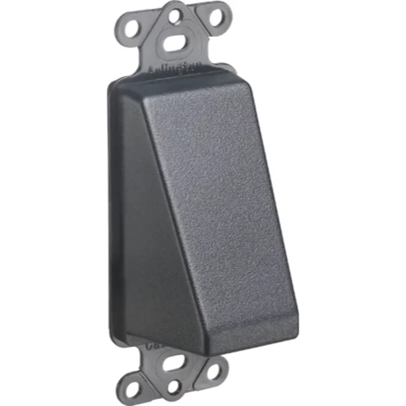 1 Gang Low Voltage Reversible Cable Entrance Hood For Use With Cable Management System CED1BL