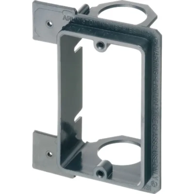 1 Gang New Construction Low Voltage Mounting Bracket Plastic LVMB1