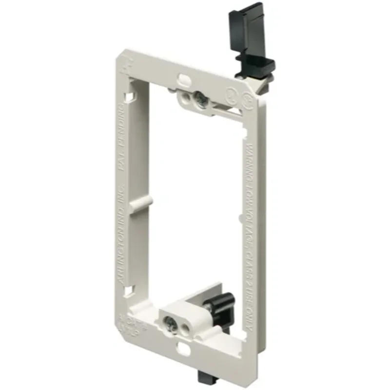 1-Gang Premium Cut In Low Voltage Electrical Mounting Bracket Plastic LV1LP