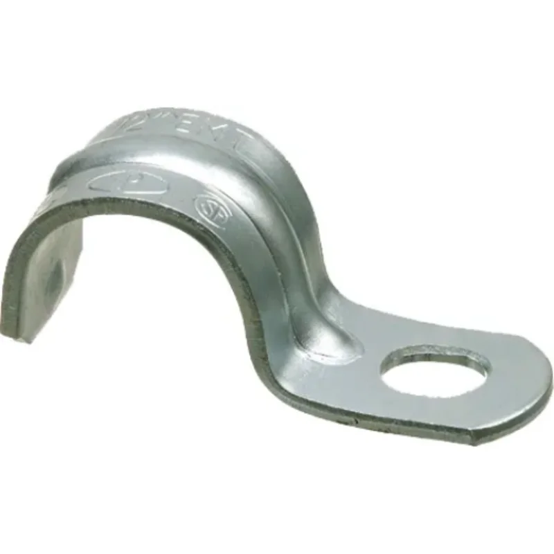1 Inch 1-Hole Click-On Heavy Duty Conduit Strap Old Work Adjustable Electrical Box Malleable Iron Steel 372