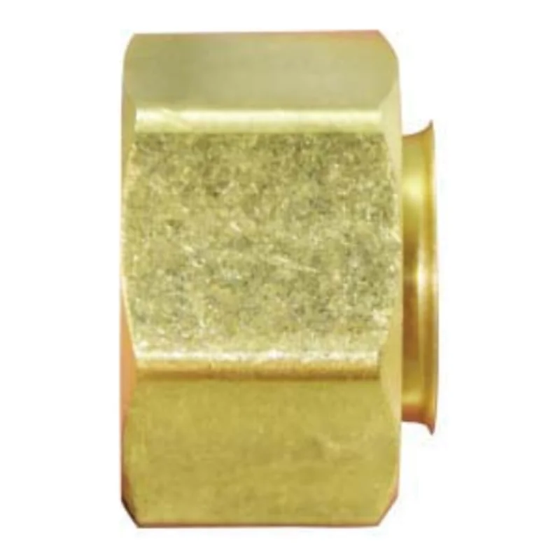1 Inch Compression Captive Sleeve Nut for Tubing Connections Brass 26009