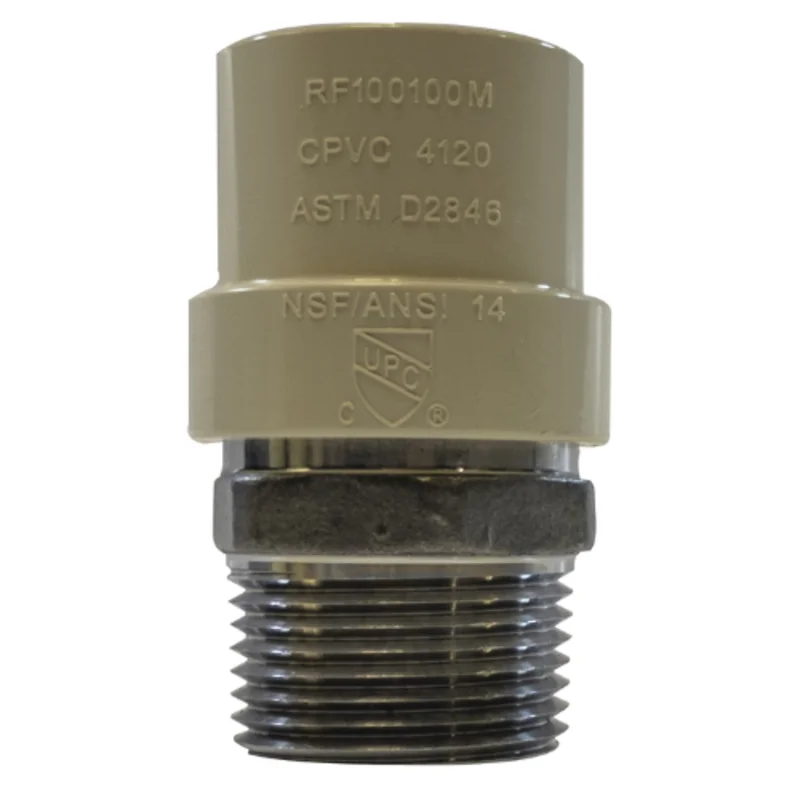 1 Inch CPVC 1 Inch Male IPS Stainless Steel Adapter 35415SS