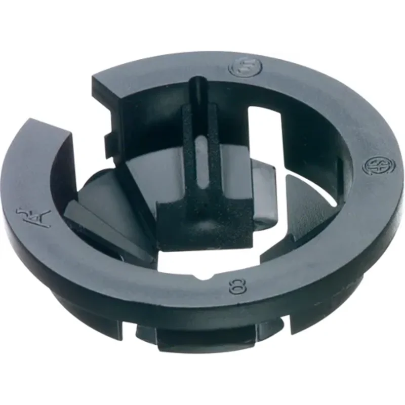 1 Inch High Performance Non Metallic Push In Black Button Cable Connector NM96