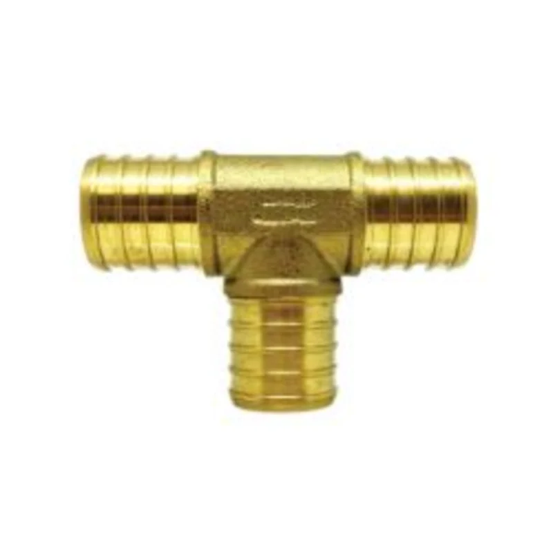 1 Inch PEX 1 Inch 1/2 Inch Lead Free Brass Reducing Tee 35052
