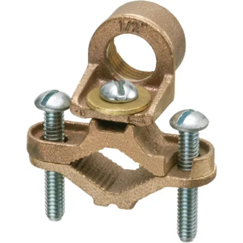 1 Inch Solid Brass Grounding Clamp for Rigid Conduit and Pipe Hub 730B