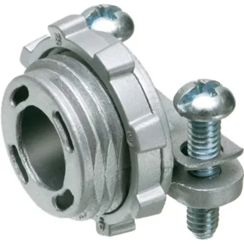 1 Inch Straight Cable Connector With Round End Stop 8400