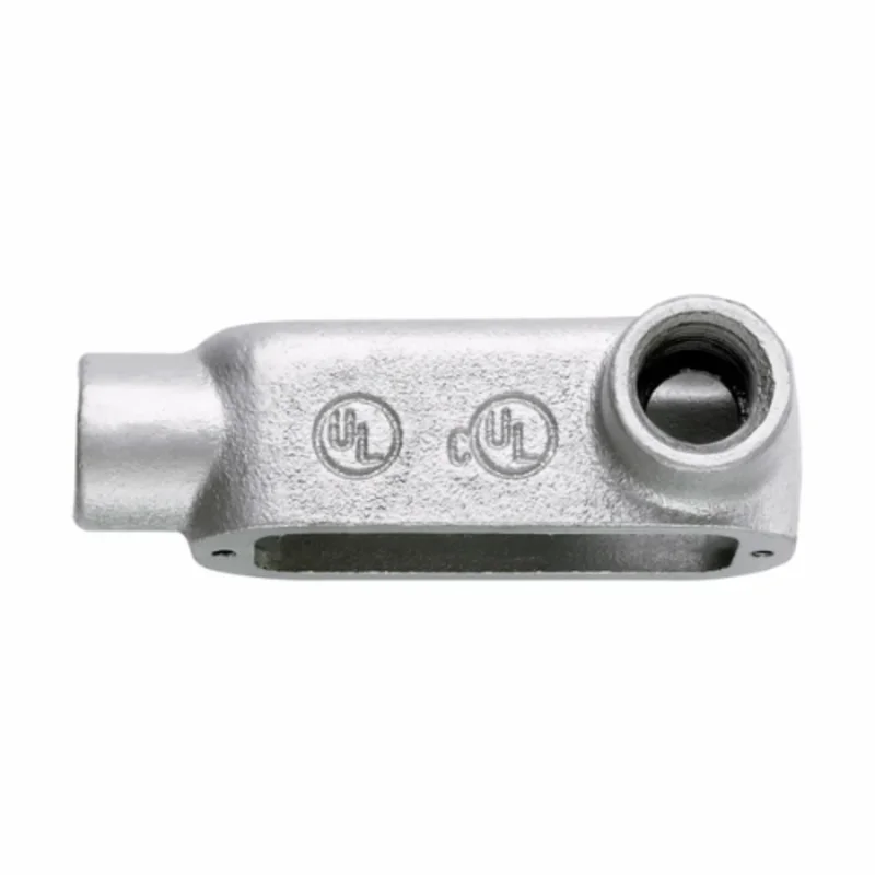 1 Inch Type LR Threaded Rigid Conduit Body Malleable Iron LR100M