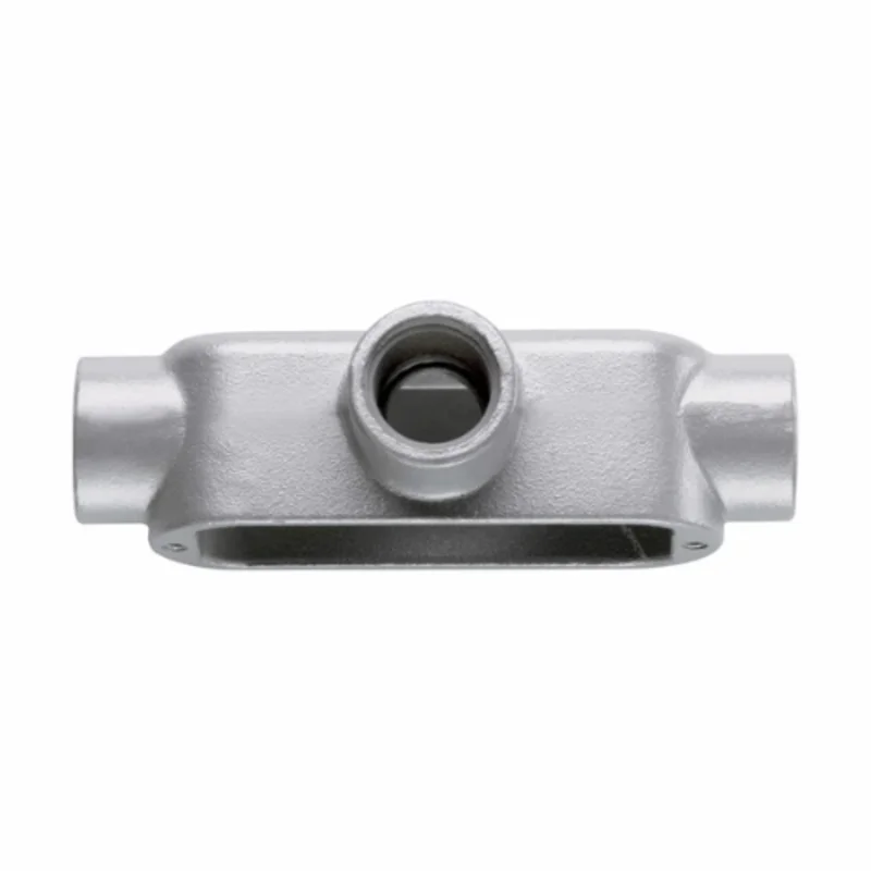 1 Inch Type T Threaded Rigid Conduit Body Malleable Iron T100M