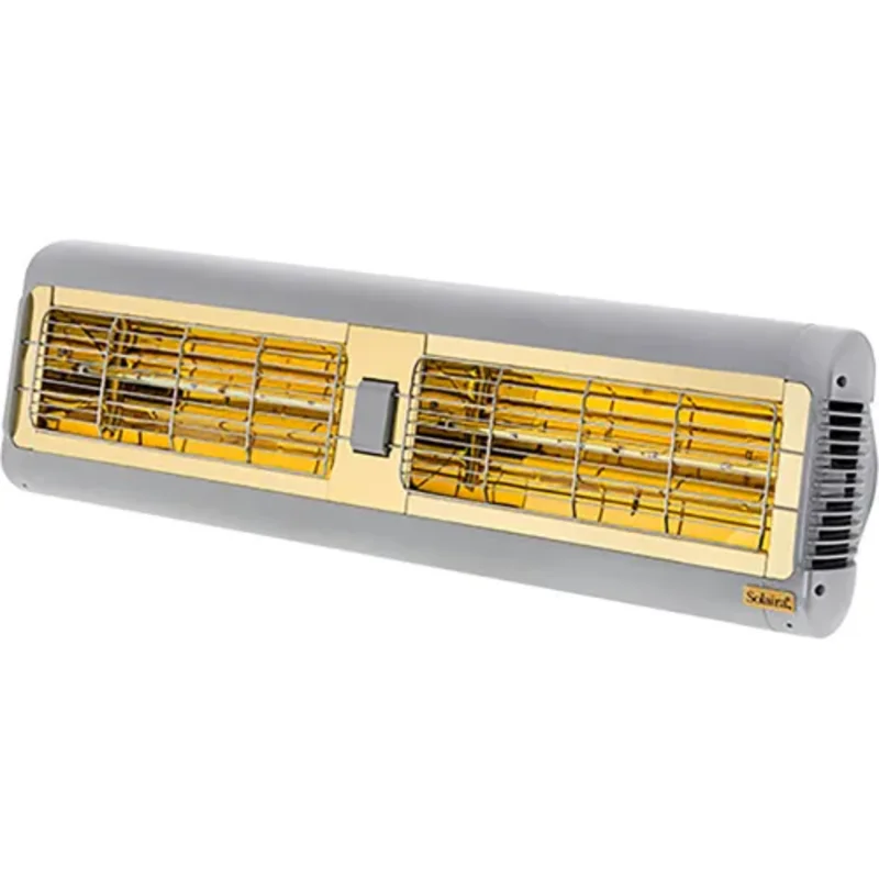 1 Phase 4500W 208/240V Triple Lamp Electric Infrared Heater Gold Finish SALPHA3-45240L1G
