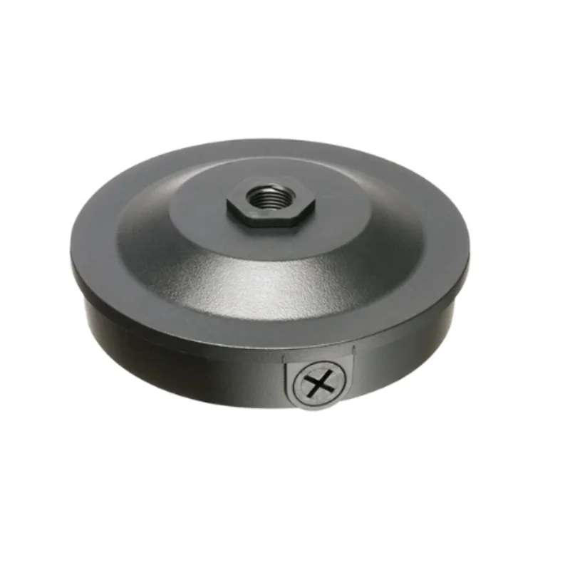 1 Piece Pipe Mount Versatile Weatherproof Security Camera Mounting Box With Built In Base Plate 8161BPBL