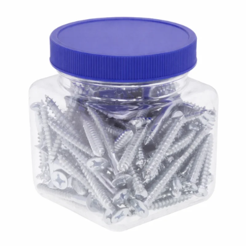 10-32 Inch Round Head Combination Machine Screw Kit Imperial Steel Slotted RMK1032 (Pack of 100)