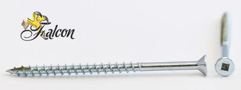 10-8X3-1/2 Falcon Square Drive Flat Head Screw