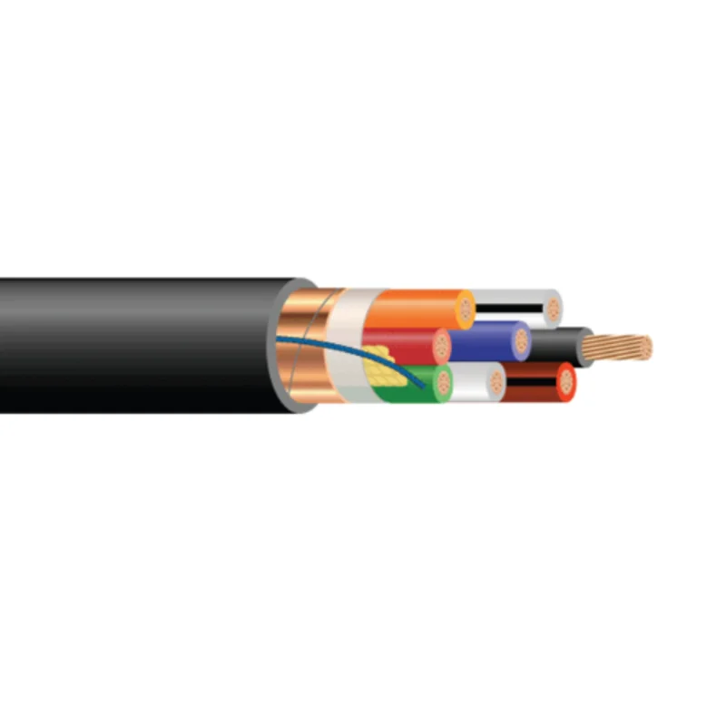 10 AWG 7C Shielded Copper PE/PVC Insulation PVC Jacket Control Cable 600V