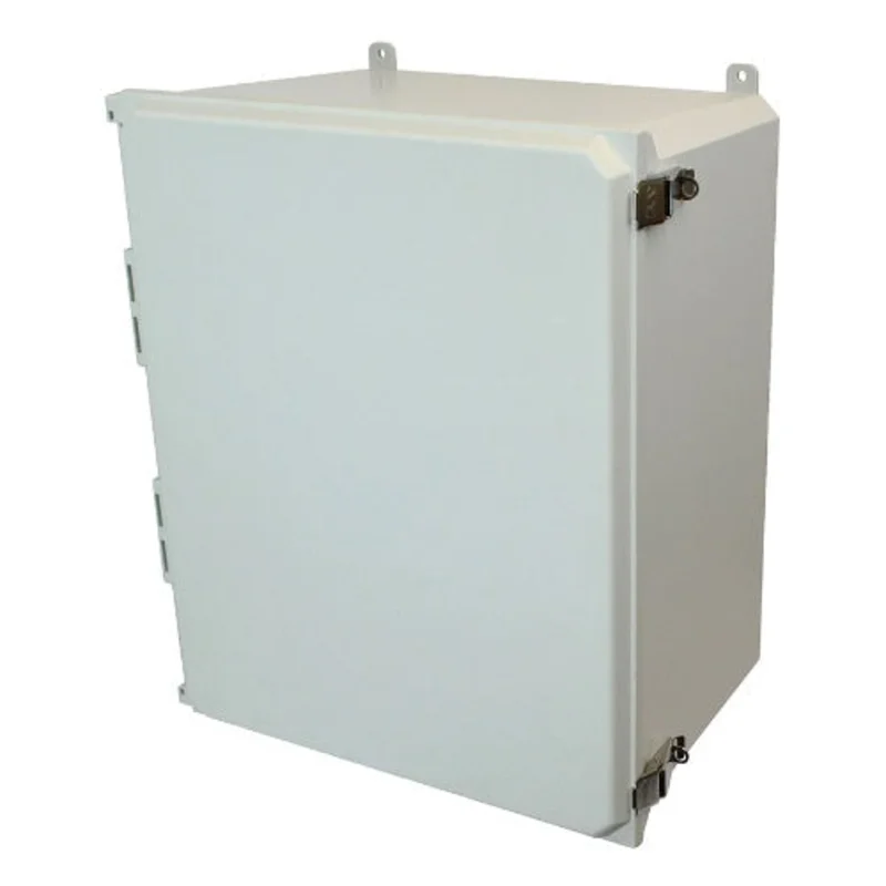 10 Inch Depth Metal Snap Latch Hinged Cover Non Metallic Enclosure AMU2060L