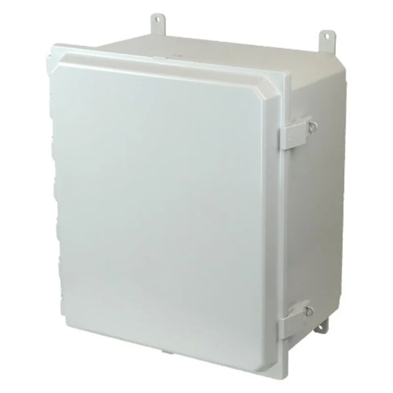 10 Inch Depth Nonmetallic Snap Latch Hinged Cover AMP1860NL