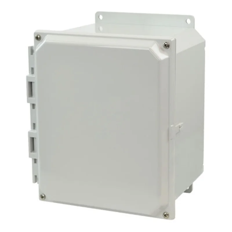 10 Inch Height Screw Wall Mount Polycarbonate Non Metallic Enclosure AMP1086F