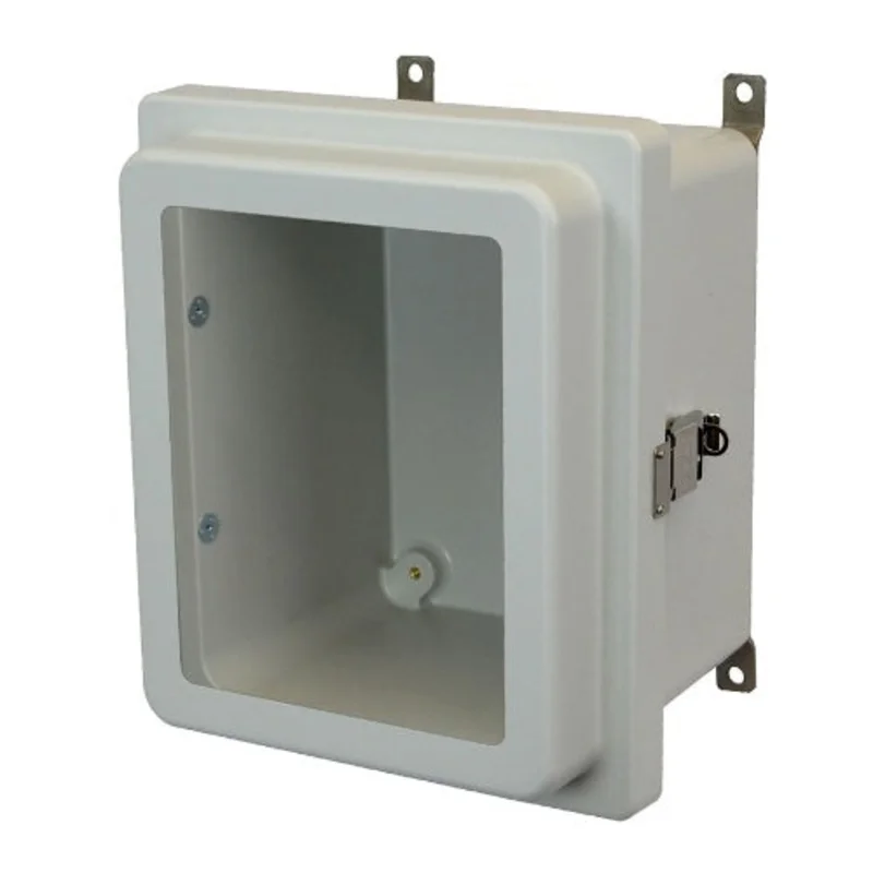 10 Inch Height Snap Window AM-R Series JIC Size Fiberglass Enclosure AM1086RLW