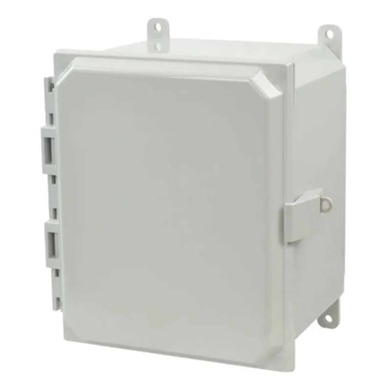10 Inch Height Solid Snap Nonmetallic Snap Latch Hinged Cover AMP1086NL